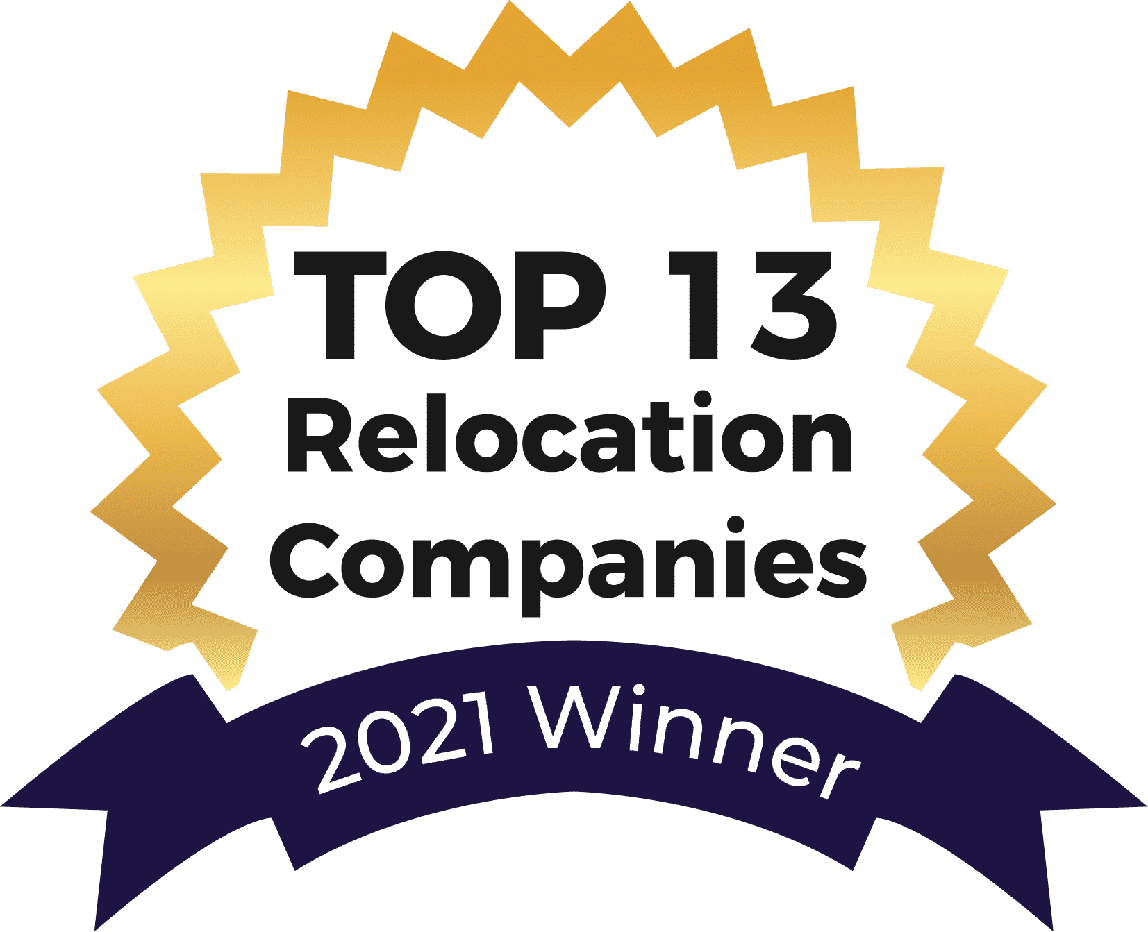 Bakers Dozen Relocation Company Award Winner 2020