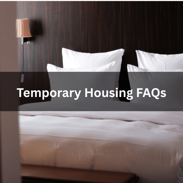 temporary housing faqs