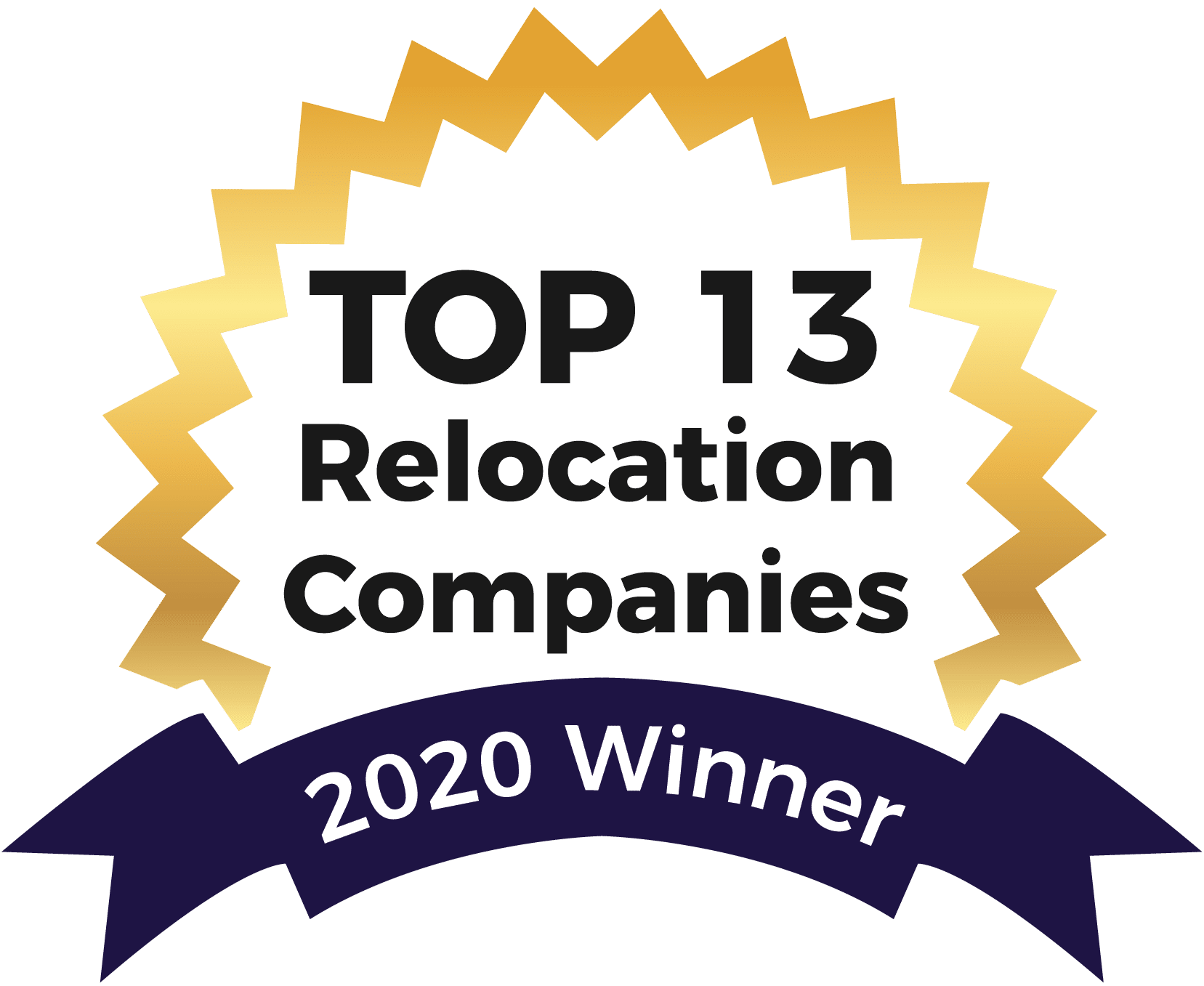 Bakers Dozen Relocation Company Award Winner 2020