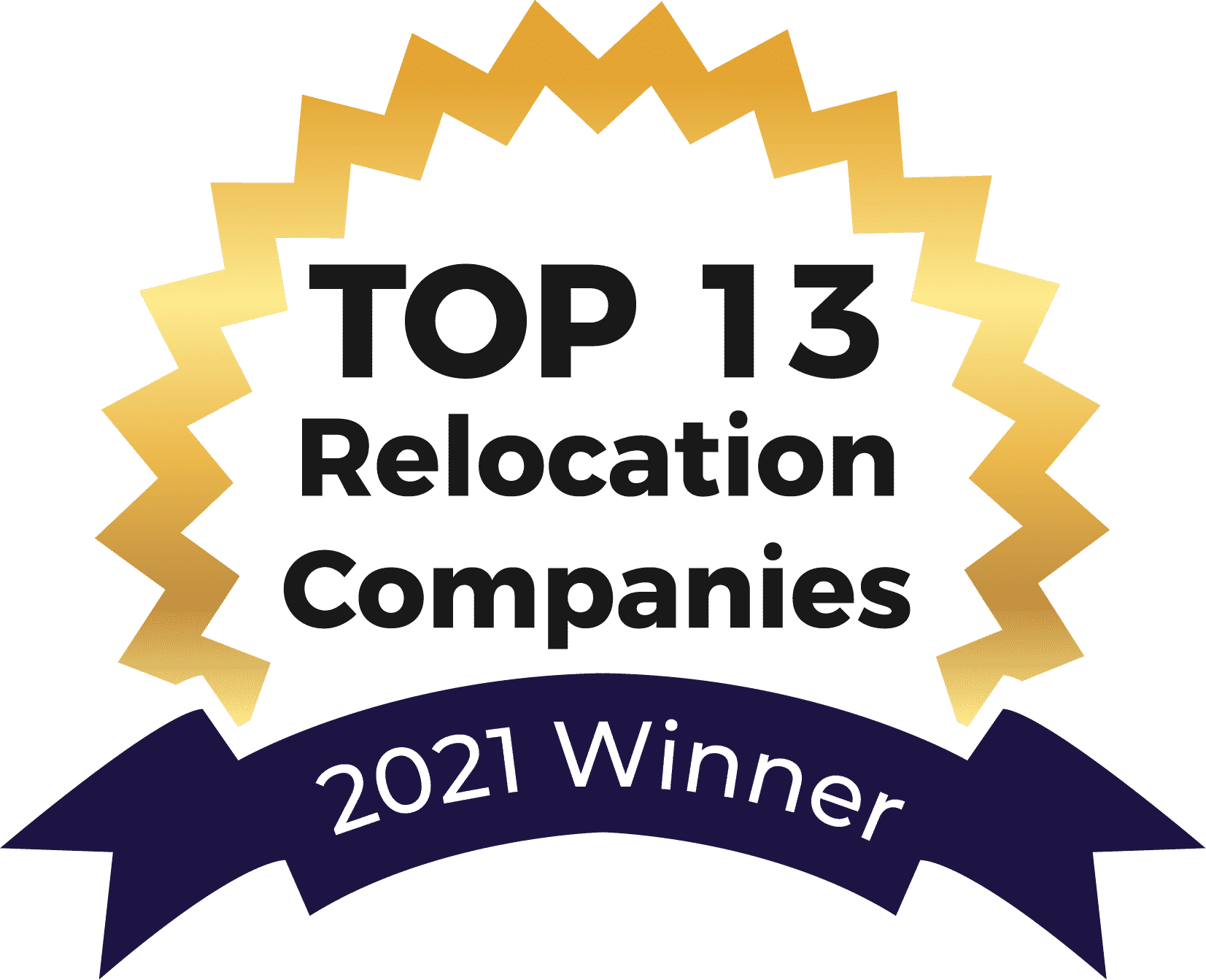 Bakers Dozen Relocation Company Award Winner 2020