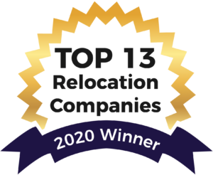 Bakers Dozen Relocation Company Award Winner 2020