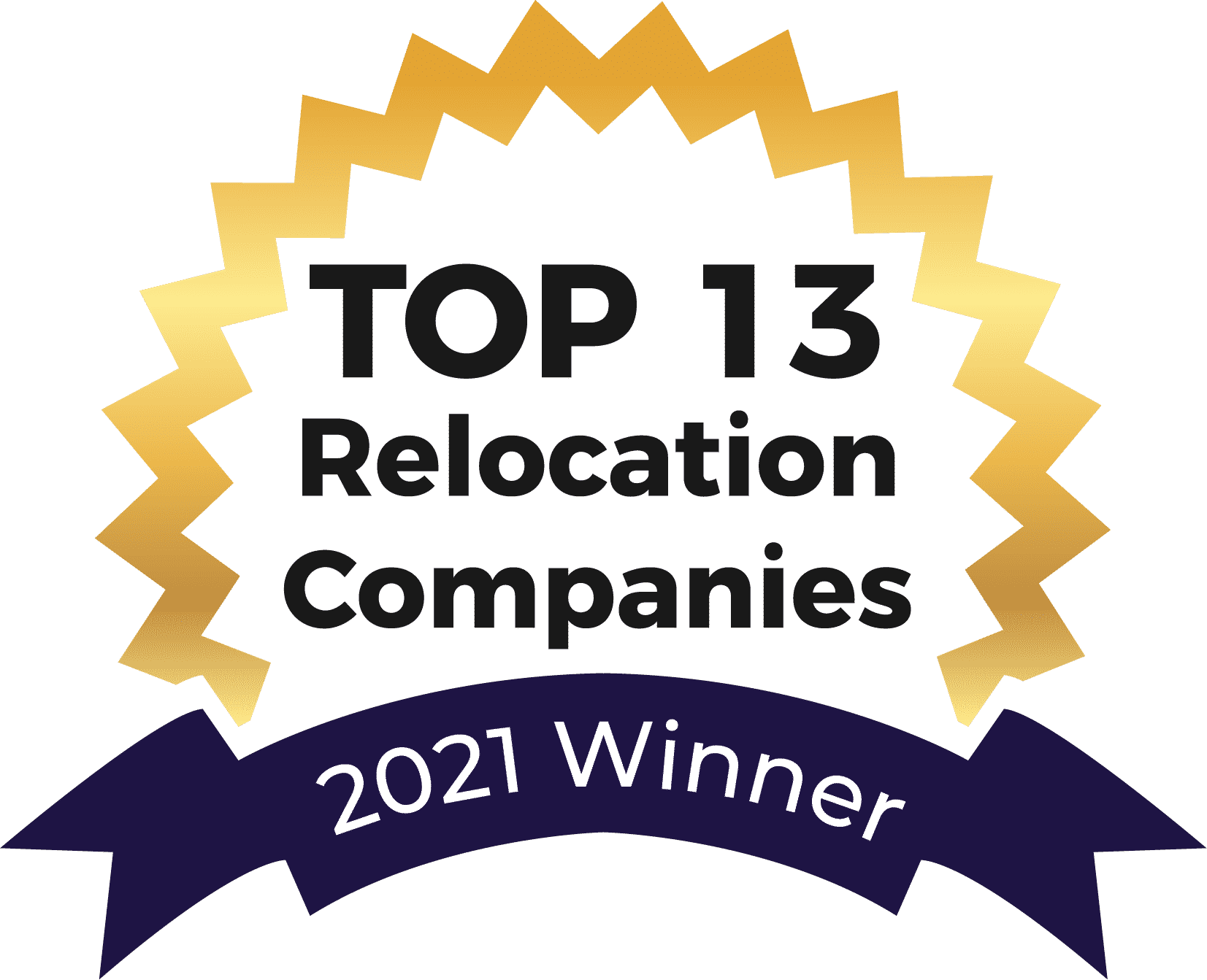 Bakers Dozen Relocation Company Award Winner 2020