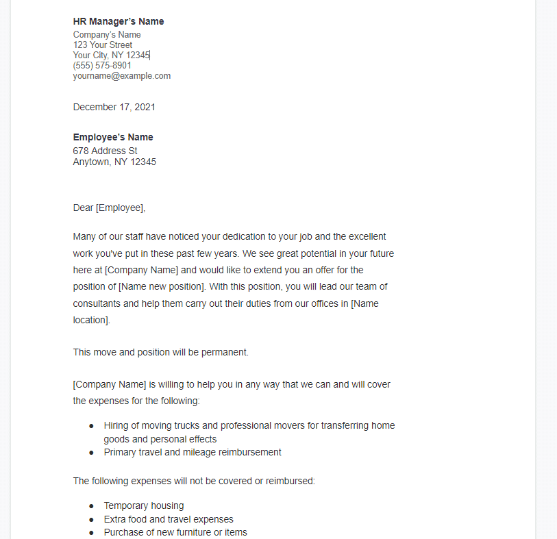 sample cover letter for moving out of state