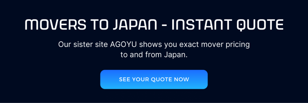 Movers to Japan - Get an Instant Quote